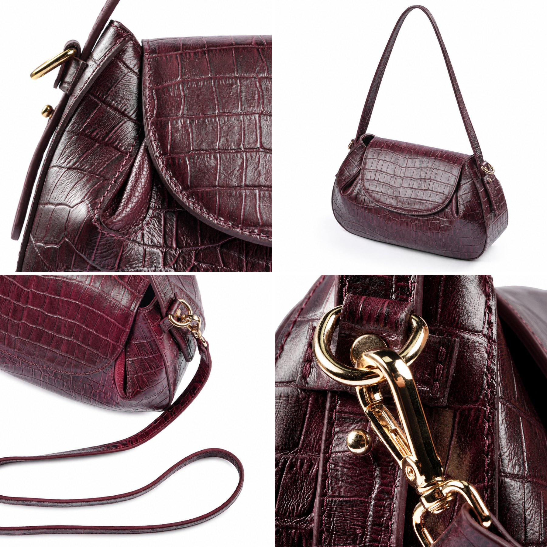 Leather Croco Bag