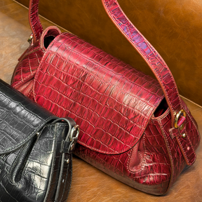 Leather Croco Bag
