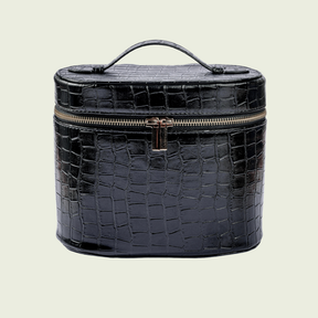 Leather Toiletry Bag Croco