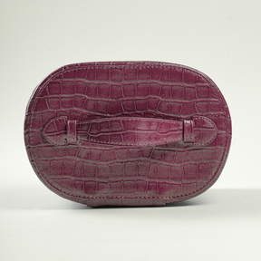 Leather Toiletry Bag Croco