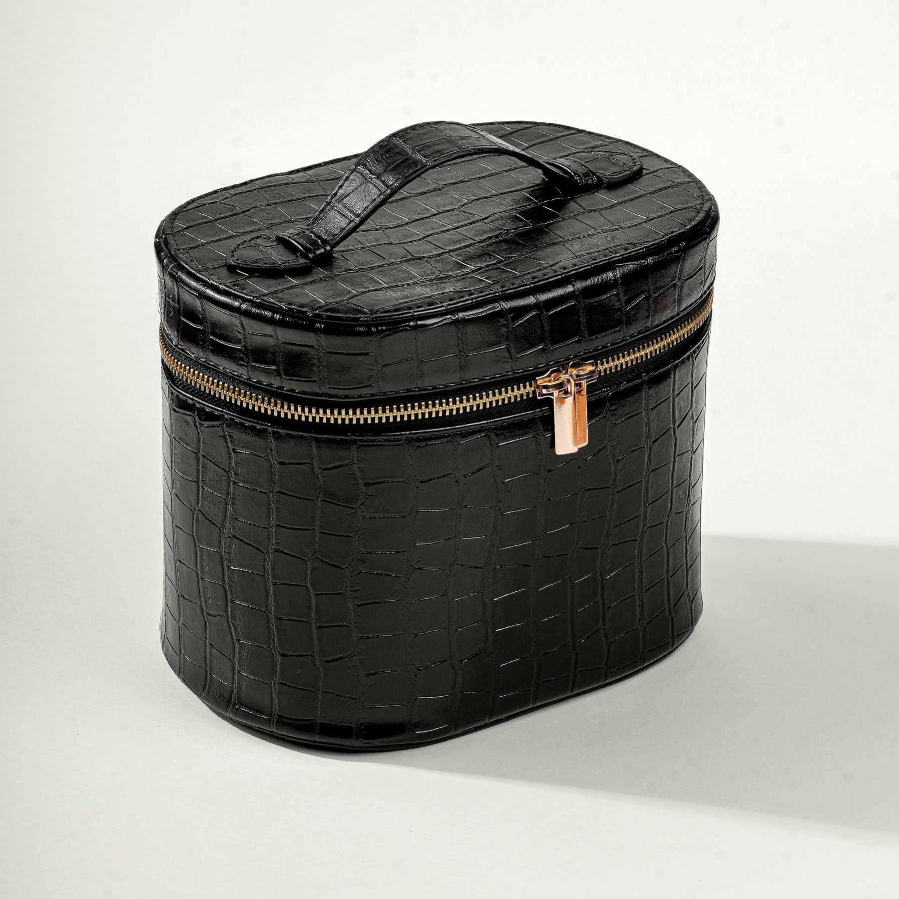 Leather Toiletry Bag Croco