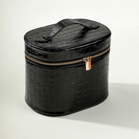 Leather Toiletry Bag Croco