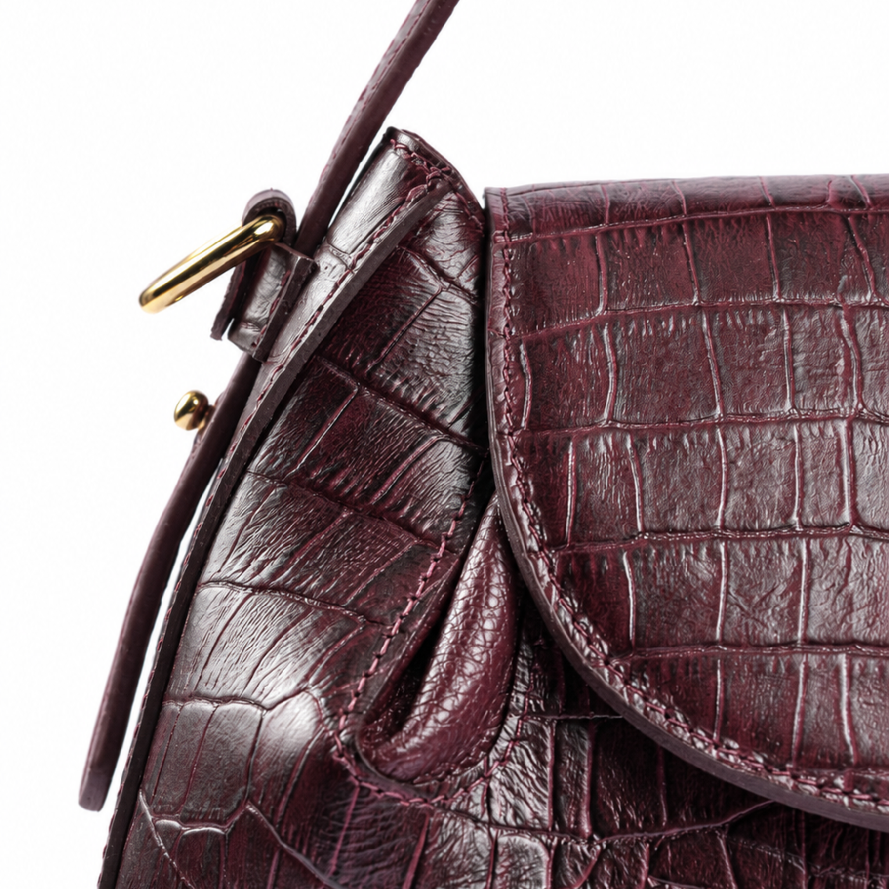 Leather Croco Bag