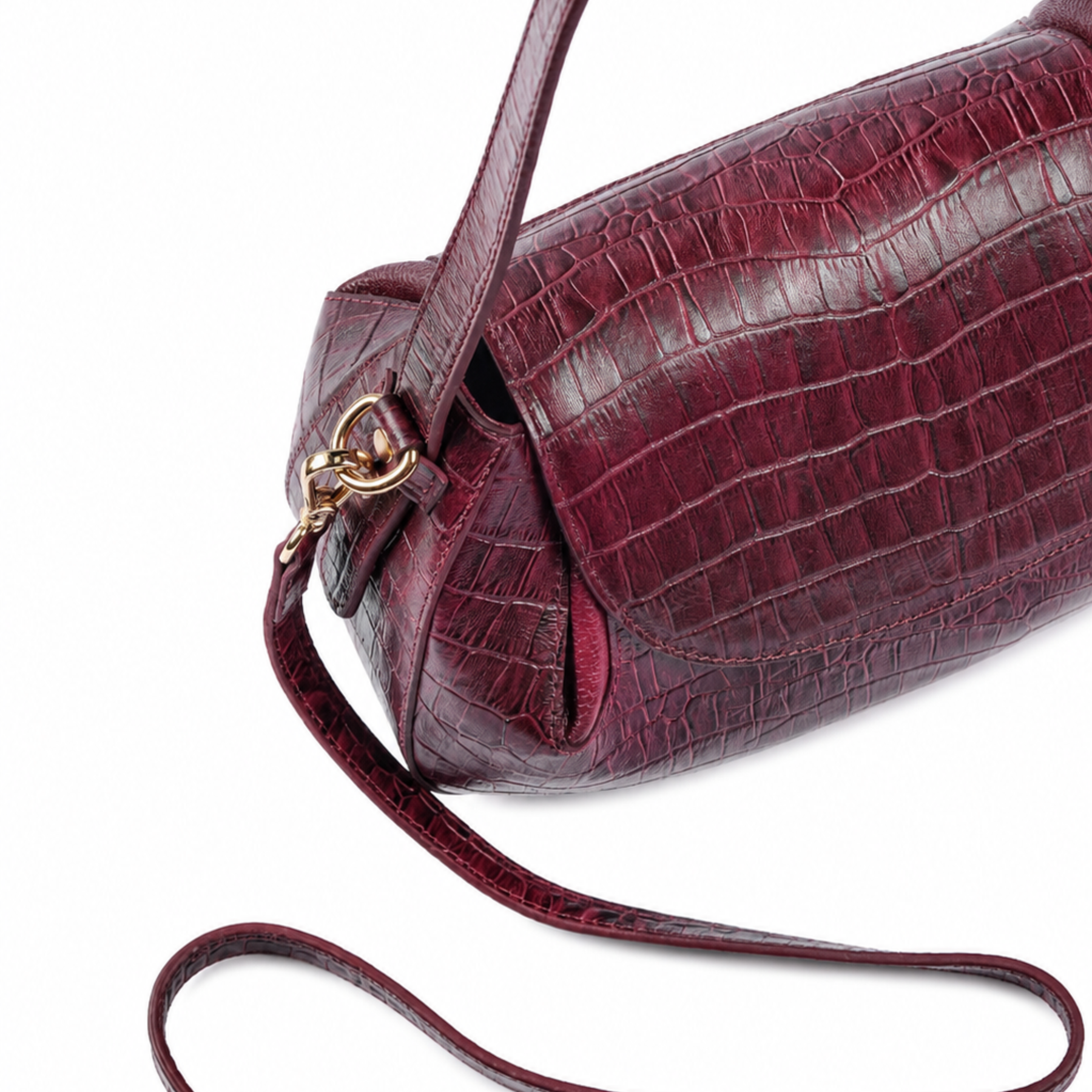 Leather Croco Bag