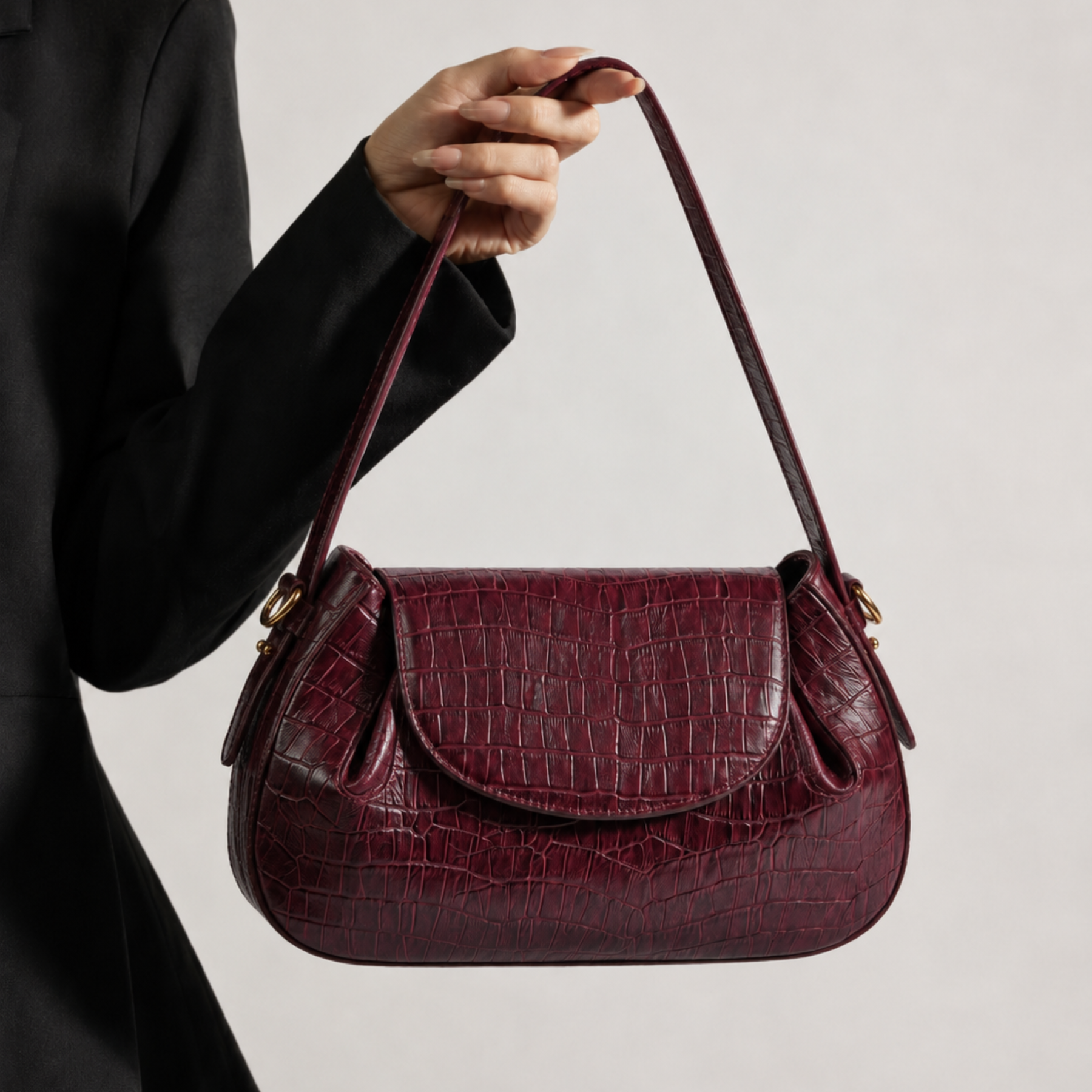 Leather Croco Bag