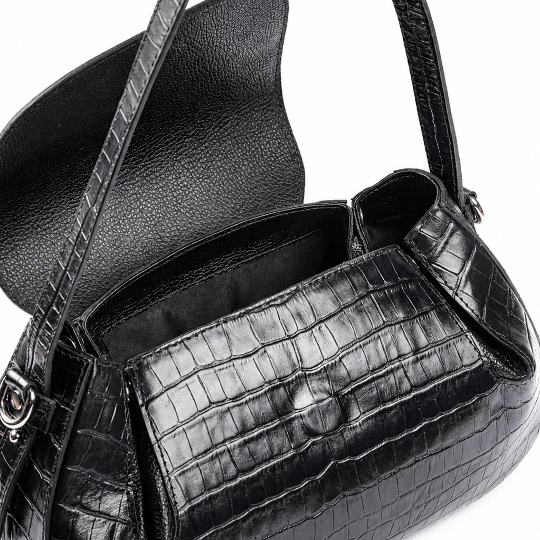 Leather Croco Bag