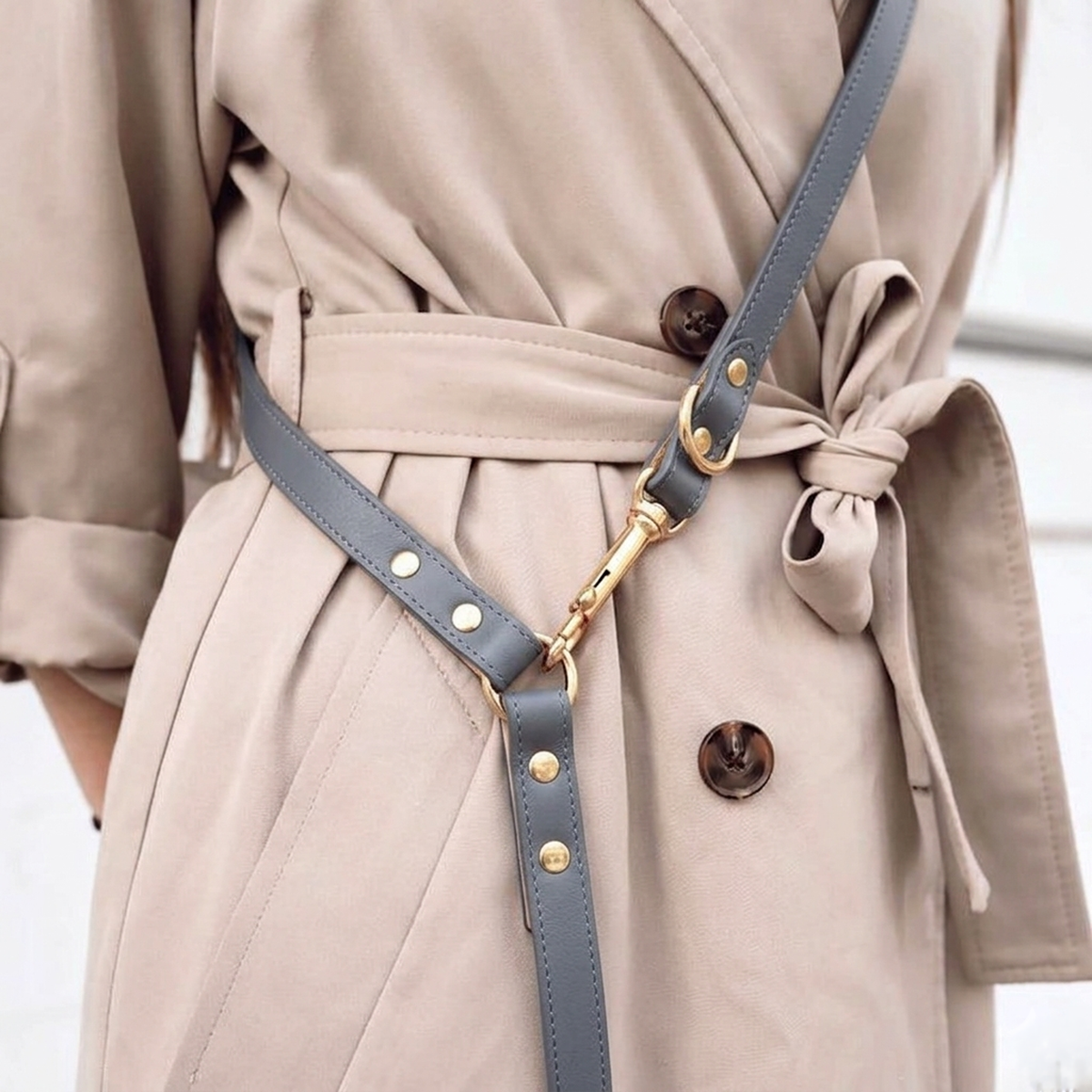 Leather Crossbody Leash