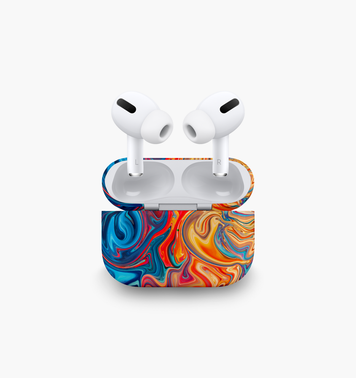 Earbuds Way Marble Colorful