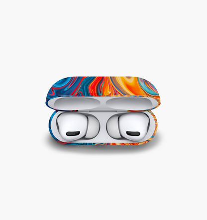 Earbuds Way Marble Colorful